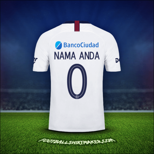 Jersey San Lorenzo Libertadores 2019 Alternatif -  nama anda - 0
