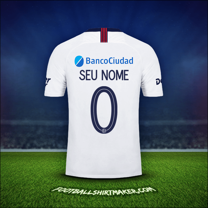 Camisa San Lorenzo Libertadores 2019 Alternativa -  seu nome - 0