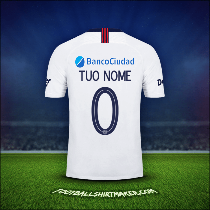 Maglia San Lorenzo Libertadores 2019 Seconda -  tuo nome - 0