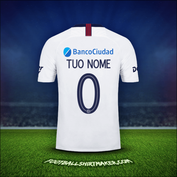 Maglia San Lorenzo Libertadores 2019 Seconda -  tuo nome - 0