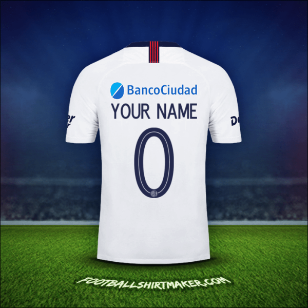Shirt San Lorenzo Libertadores 2019 Away -  your name - 0