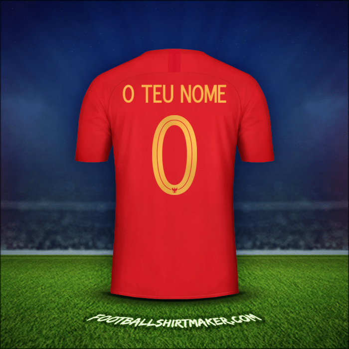 Camisola Indonésia 2018 -  o teu nome - 0