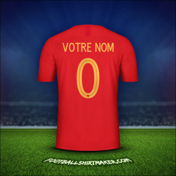 Maillot Indonésie 2018 -  votre nom - 0