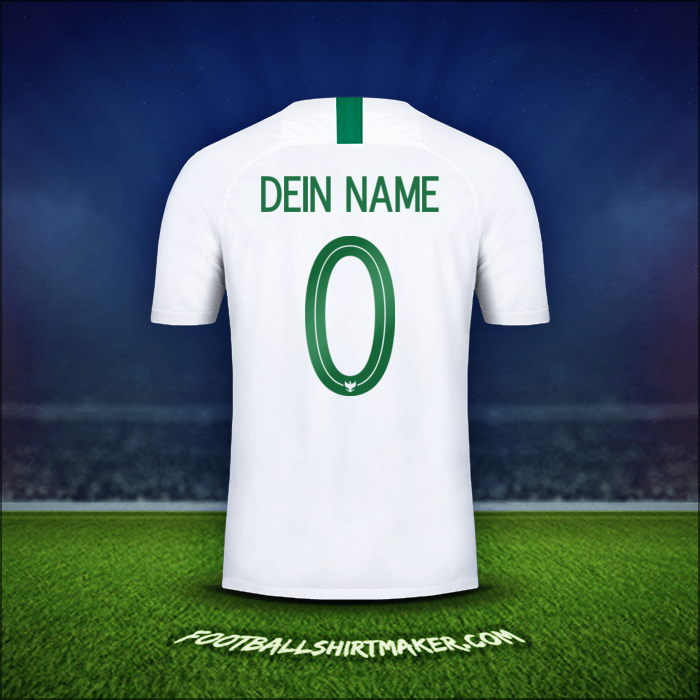 Trikot Indonesien 2018 Auswärts -  dein name - 0