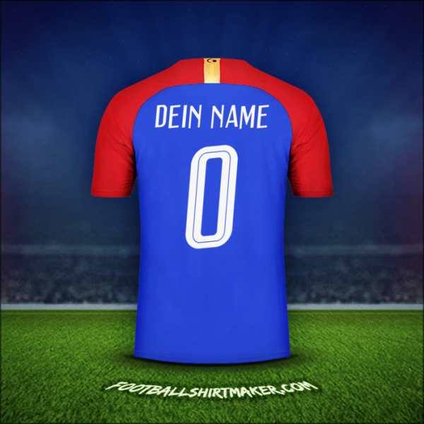 Trikot Malaysia 2018 Auswärts -  dein name - 0