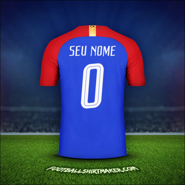 Camisa Malásia 2018 Alternativa -  seu nome - 0