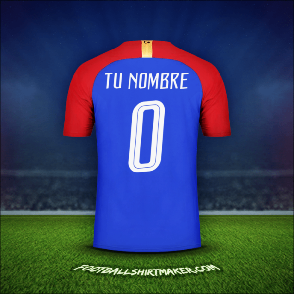 Jersey Malasia 2018 Visita -  tu nombre - 0