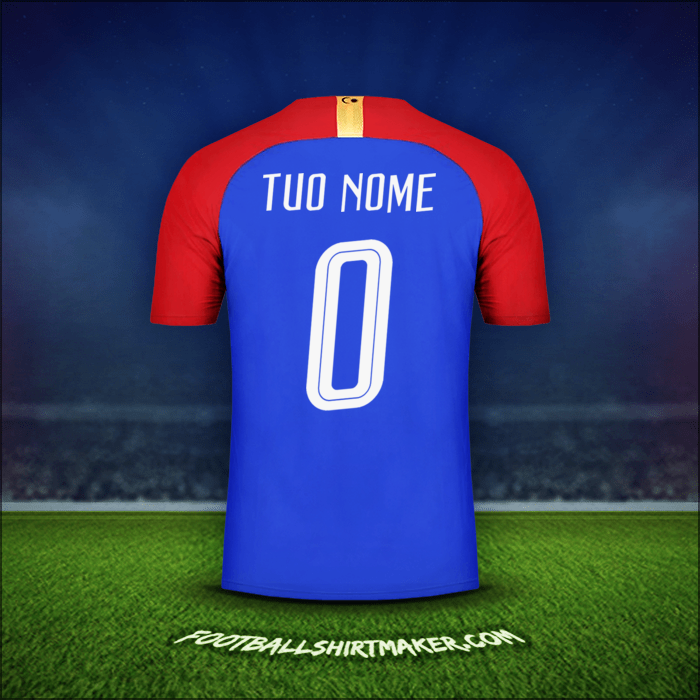 Maglia Malesia 2018 Seconda -  tuo nome - 0