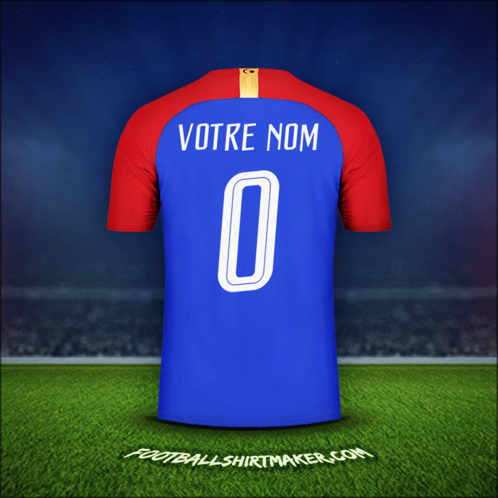 Maillot Malaisie 2018 Extérieur -  votre nom - 0