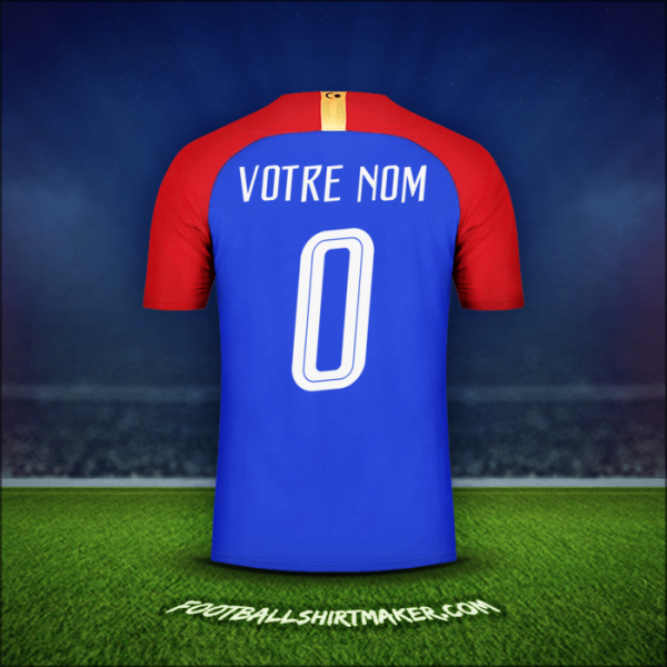 Maillot Malaisie 2018 Extérieur -  votre nom - 0