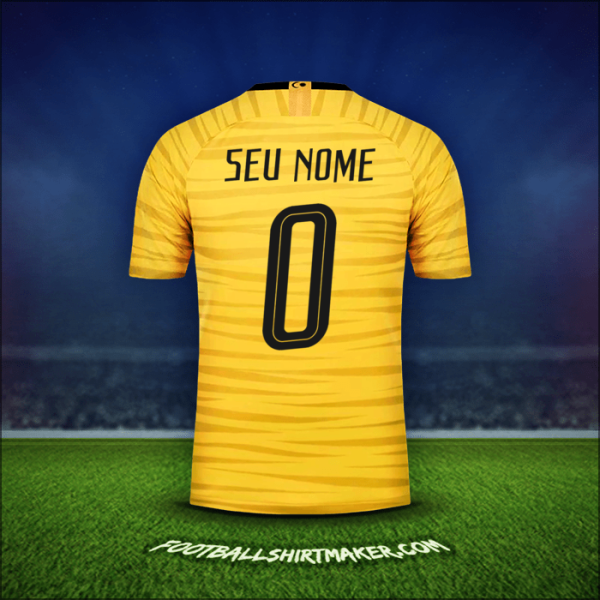 Camisa Malásia 2018 -  seu nome - 0