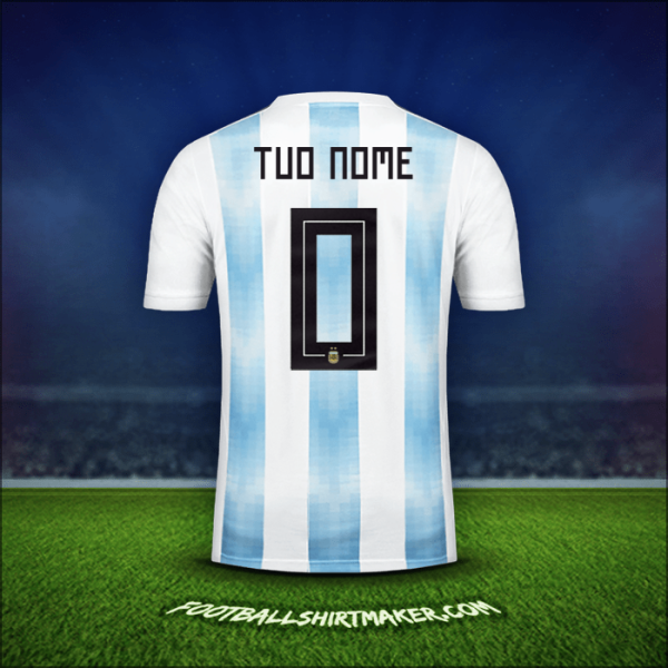 Maglia Argentina 2018 -  tuo nome - 0