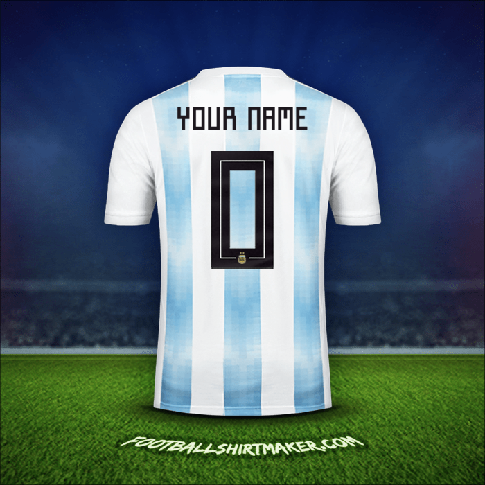 Shirt Argentina 2018 -  your name - 0