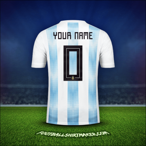 Shirt Argentina 2018 -  your name - 0