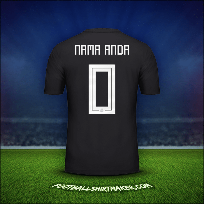 Jersey Argentina 2018 Alternatif -  nama anda - 0