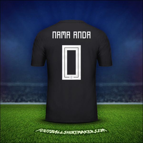 Jersey Argentina 2018 Alternatif -  nama anda - 0