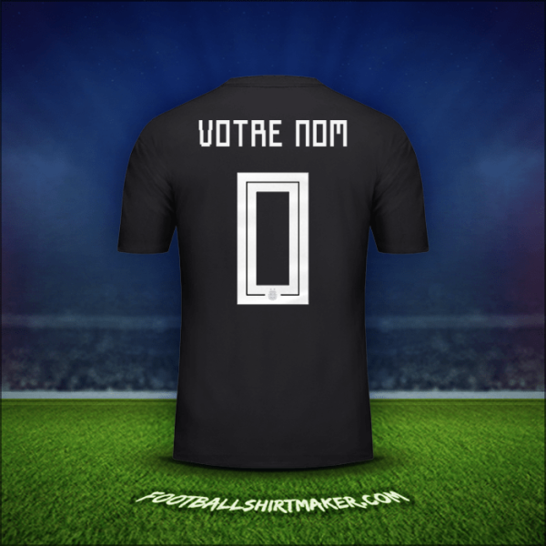 Maillot Argentine 2018 Extérieur -  votre nom - 0