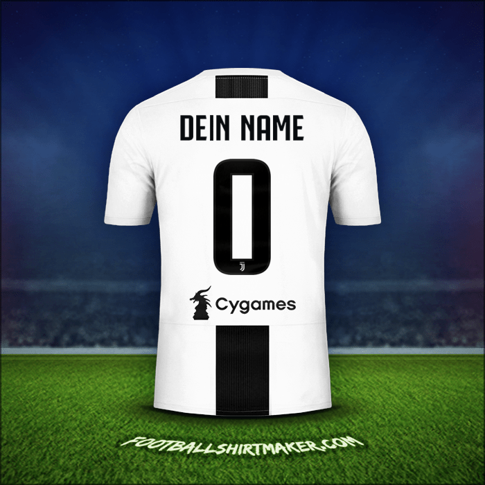 Trikot Juventus FC 2018/19 -  dein name - 0