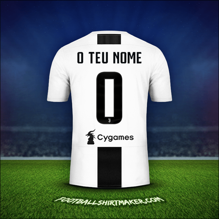 Camisola Juventus FC 2018/19 -  o teu nome - 0