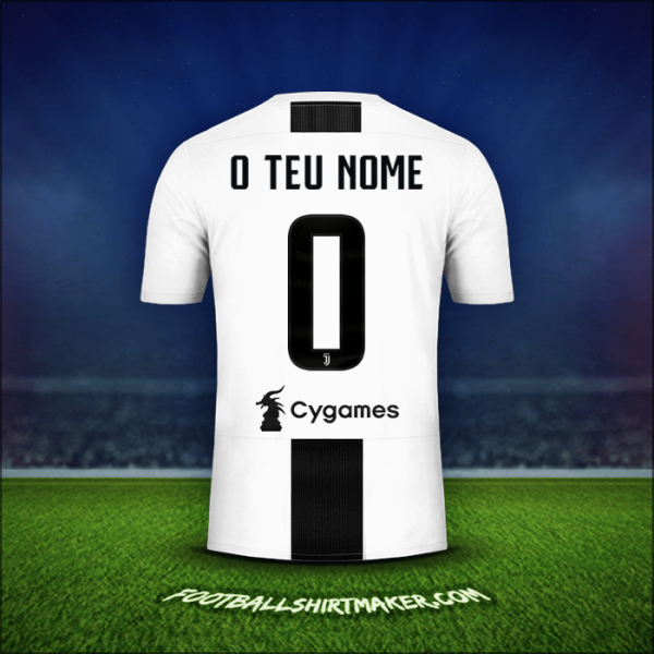 Camisola Juventus FC 2018/19 -  o teu nome - 0