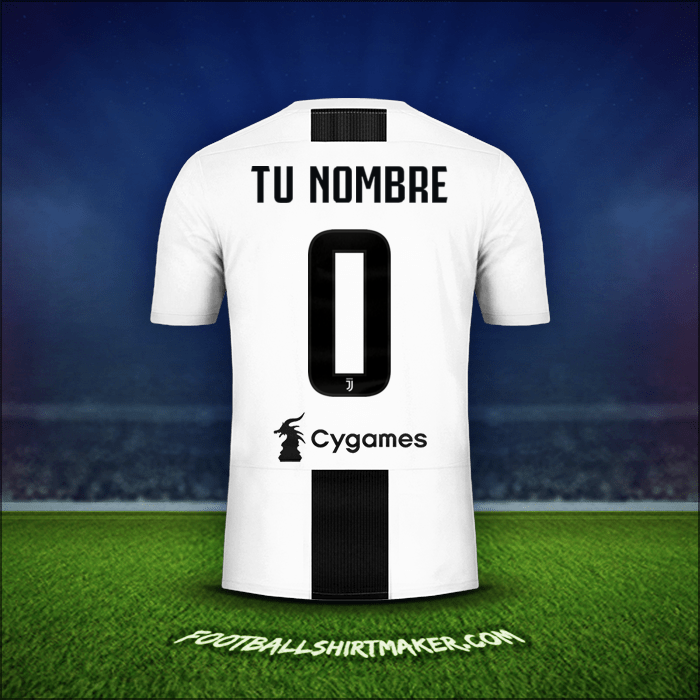 Camiseta Juventus FC 2018/19 -  tu nombre - 0