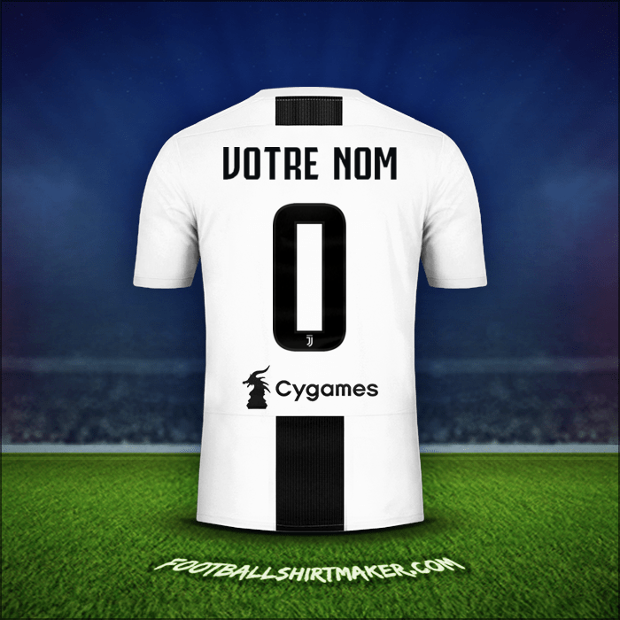 Maillot Juventus FC 2018/19 -  votre nom - 0