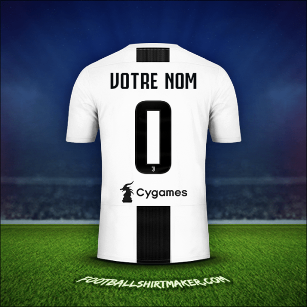 Maillot Juventus FC 2018/19 -  votre nom - 0
