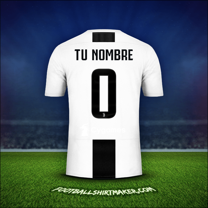 Camiseta Juventus FC Cup 2018/19 -  tu nombre - 0