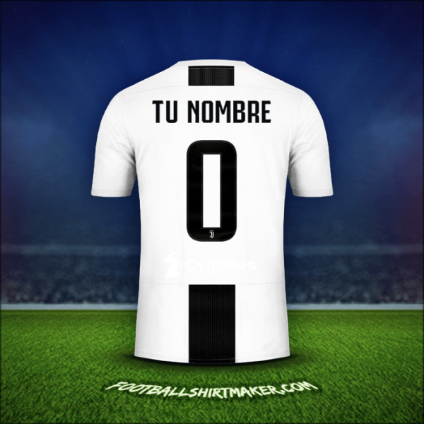 Camiseta Juventus FC Cup 2018/19 -  tu nombre - 0