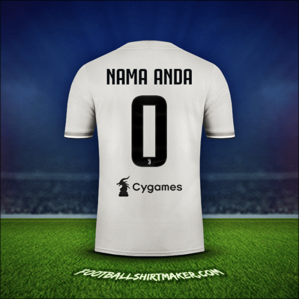 Jersey Juventus FC 2018/19 Alternatif -  nama anda - 0