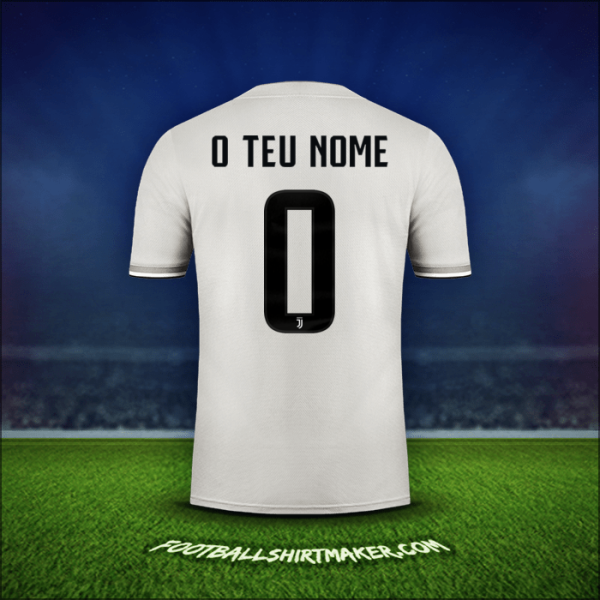 Camisola Juventus FC Cup 2018/19 Alternativa -  o teu nome - 0
