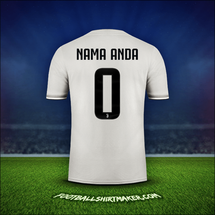 Jersey Juventus FC Cup 2018/19 Alternatif -  nama anda - 0