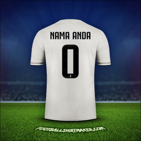 Jersey Juventus FC Cup 2018/19 Alternatif -  nama anda - 0