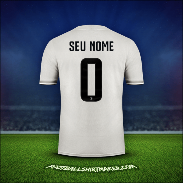 Camisa Juventus FC Cup 2018/19 Alternativa -  seu nome - 0