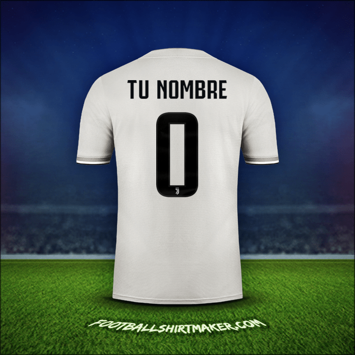 Camiseta Juventus FC Cup 2018/19 Visita -  tu nombre - 0