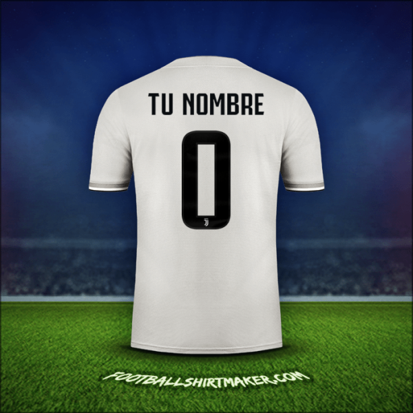 Jersey Juventus FC Cup 2018/19 Visita -  tu nombre - 0