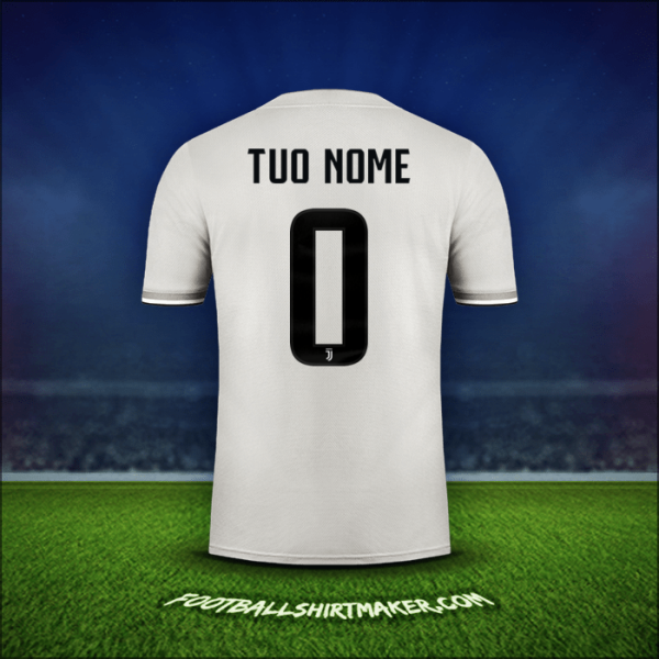 Maglia Juventus FC Cup 2018/19 Seconda -  tuo nome - 0