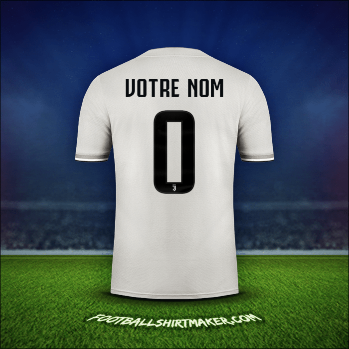 Maillot Juventus FC Cup 2018/19 Extérieur -  votre nom - 0