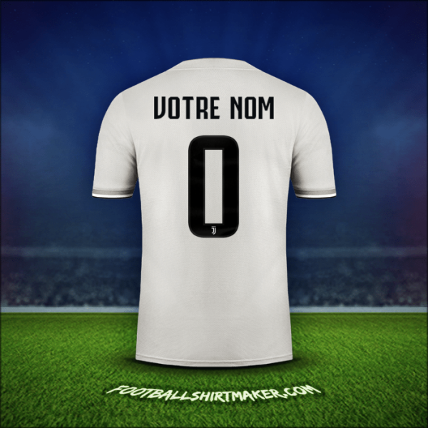 Maillot Juventus FC Cup 2018/19 Extérieur -  votre nom - 0