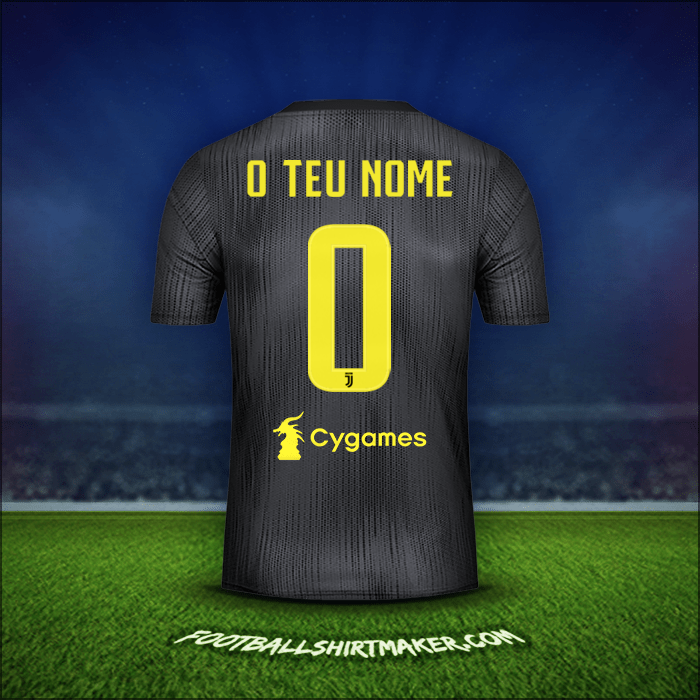 Camisola Juventus FC 2018/19 Terceira -  o teu nome - 0