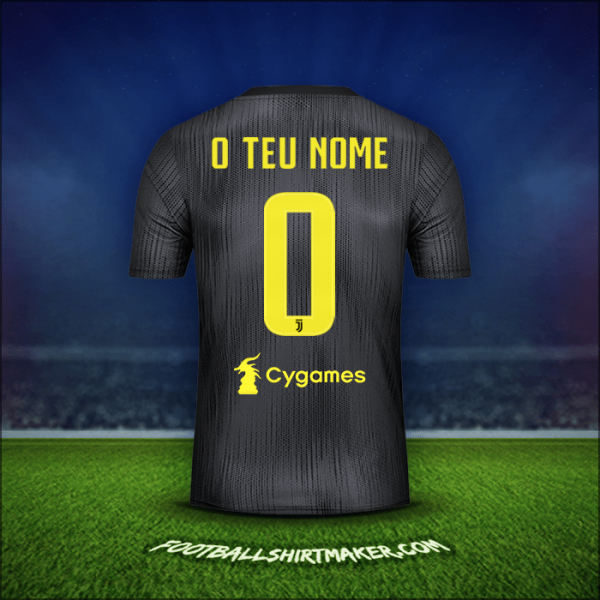Camisola Juventus FC 2018/19 Terceira -  o teu nome - 0