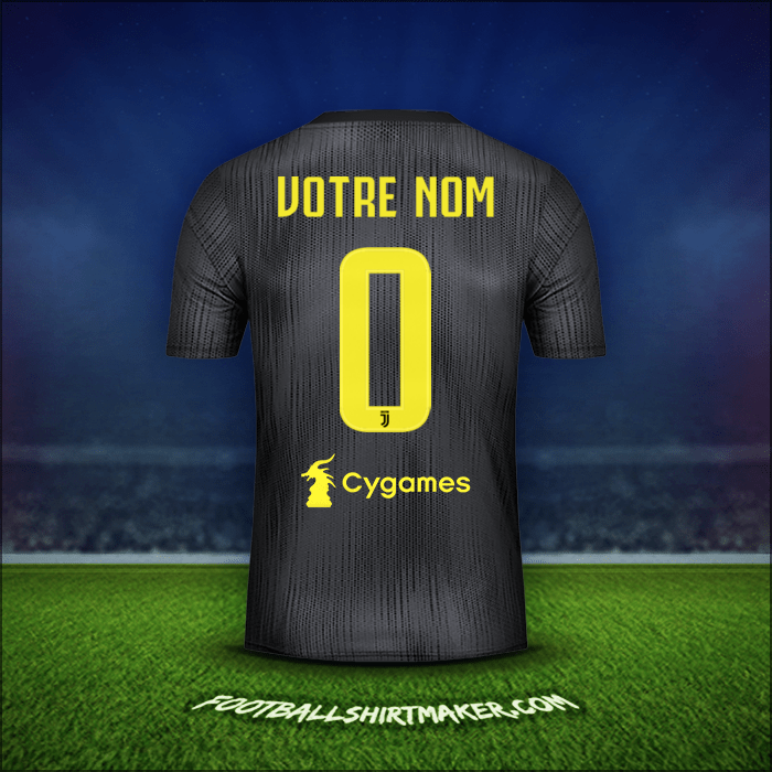 Maillot Juventus FC 2018/19 Troisième -  votre nom - 0