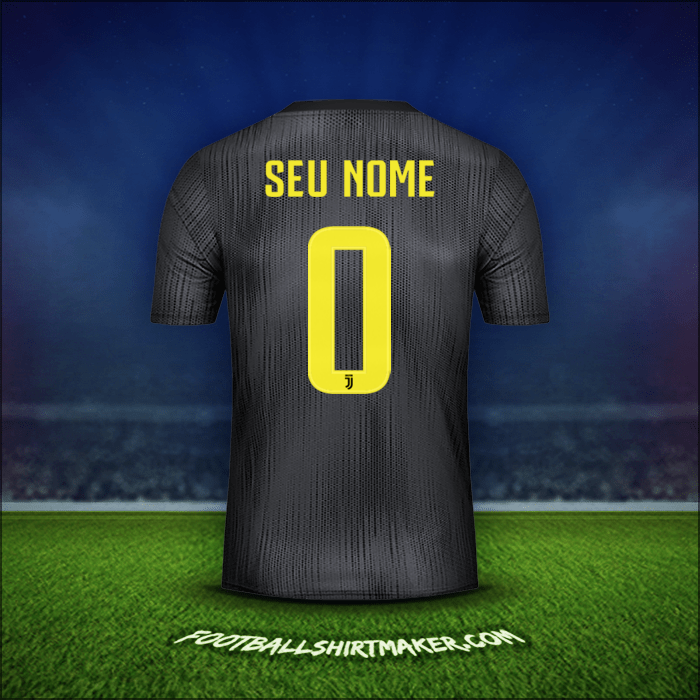 Camisa Juventus FC Cup 2018/19 Terceira -  seu nome - 0