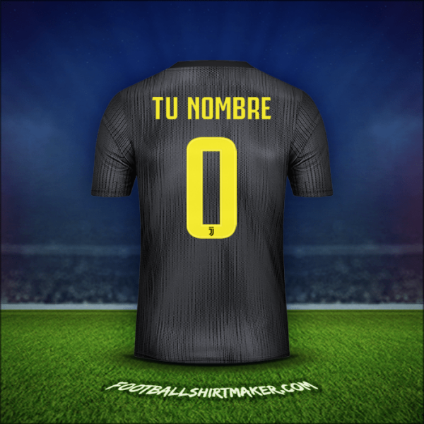 Jersey Juventus FC Cup 2018/19 Tercera -  tu nombre - 0