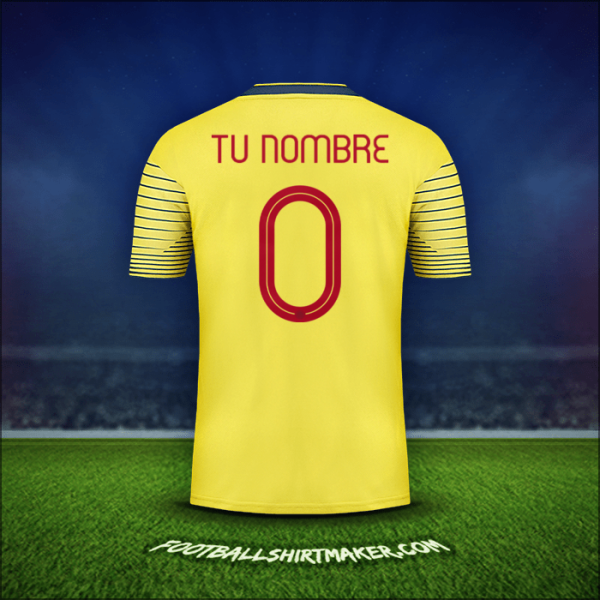 Camiseta Colombia 2019/20 -  tu nombre - 0
