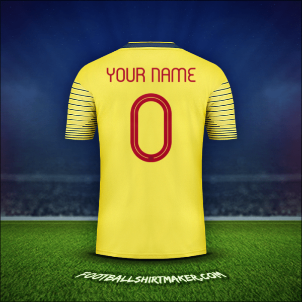 Jersey Colombia 2019/20 -  your name - 0
