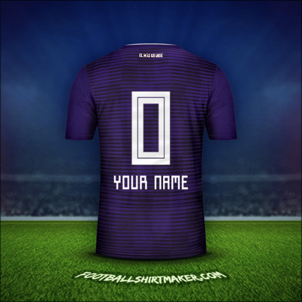 Shirt River Plate 2018 Away -  your name - 0