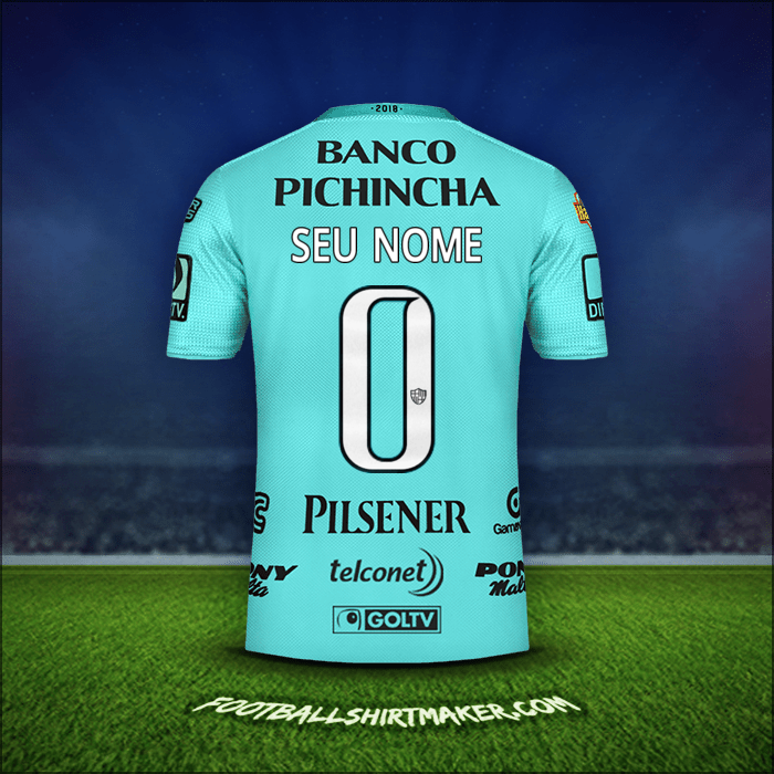Camisa Barcelona SC 2018 Alternativa -  seu nome - 0
