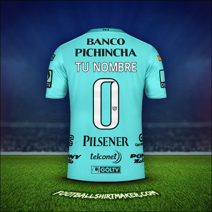 Jersey Barcelona SC 2018 Visita -  tu nombre - 0