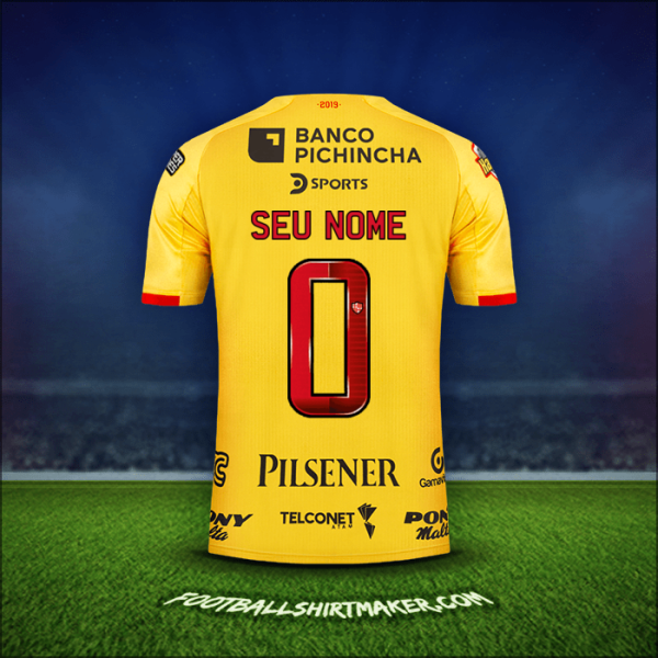 Camisa Barcelona SC 2019 -  seu nome - 0